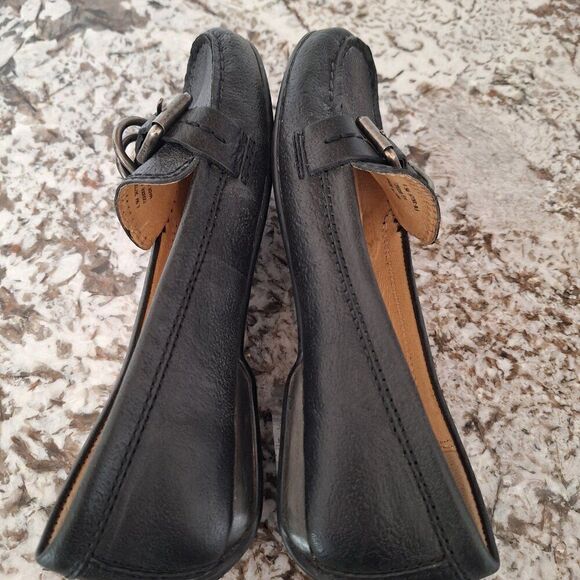 Frye Black Driver Leather Loafers size 6.5 M - Picture 8 of 10